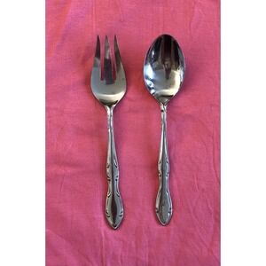 Continental Stainless Japan CSS13 Serving Spoon And Fork